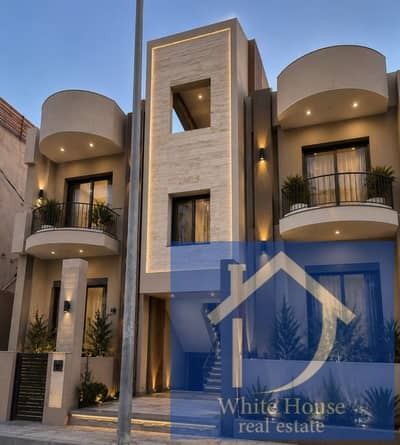 Standalone villa 800 sqm in La Vida Al Bustan compound, semi-finished, near Mall of Egypt and 26th of July Axis.