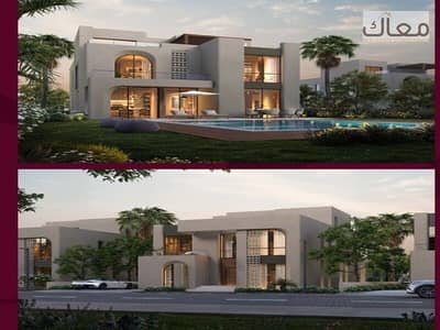 توين هاوس فيلا متشطب بالجاردن مع بالم هيلز
