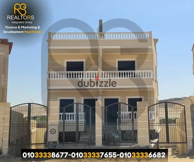 Two Twin House Villas for Sale – 500 sqm – El Shorouk Compound, 6th of October  Prime Location