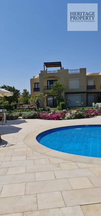 شاليه بإطلالة على حمام السباحة في مكادي هايتس – Ledge Valley | الغردقة