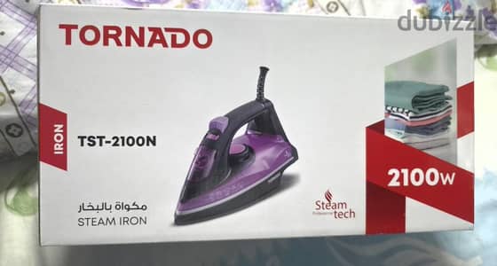 مكواه تورنادو جديدة لم تستخدم tst20100N