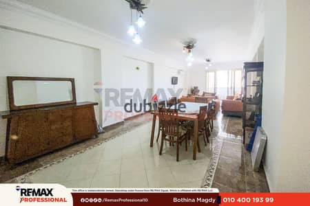 Fully furnished, air-conditioner open view apartment for rent in Smouha  near Mustafa Kamel Street