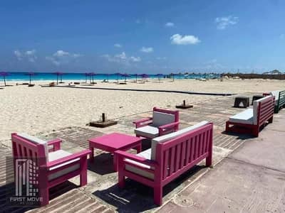 The coast has returned with prices like before. Chalet for sale in the north coast, fully finished, and all rooms have a Direct Pool View. Cash only at a bargain price, installment available with the lowest down payment.