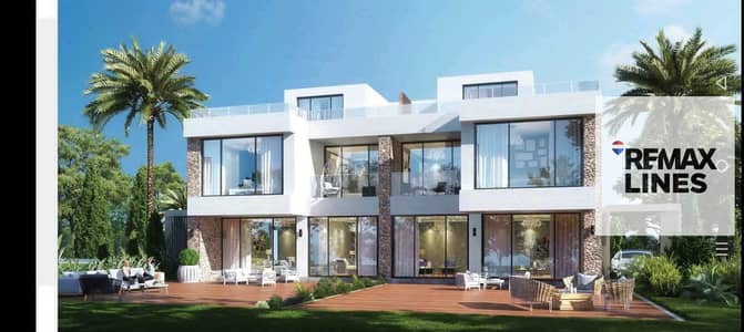 For sale at the lowest total price, Twin House model Tw with wide garden view in Al Noor City, Talaat Mostafa
