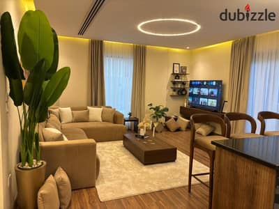 Luxury Fully Furnished Ground Floor Apartment with Private Garden in Lake View Residence