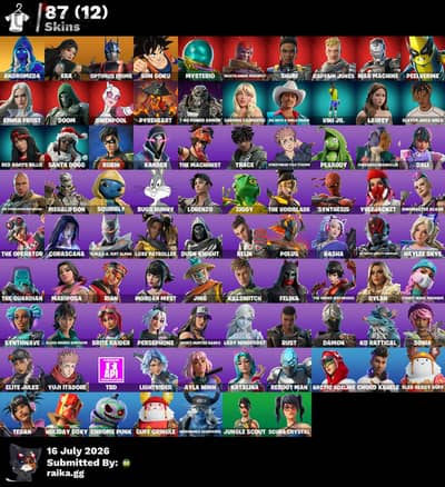 حساب فورتنايت للبيع فل اكسيس