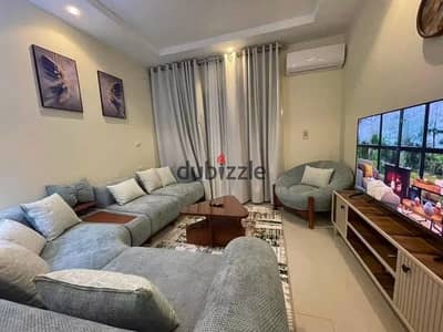 Ground Apt with 150m² Garden for Rent in The Address Zayed – 2BR, Brand New, 4000 EGP/Day (Families Only) 