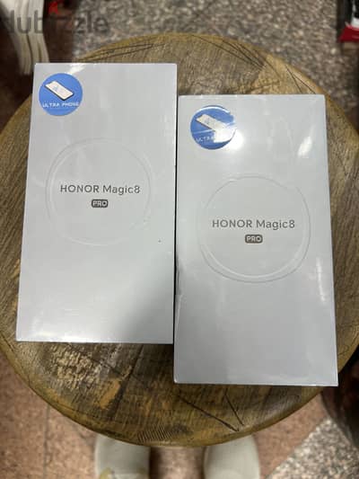 Honor Magic 8 Pro dual sim 512G Global Black Blue جديد متبرشم