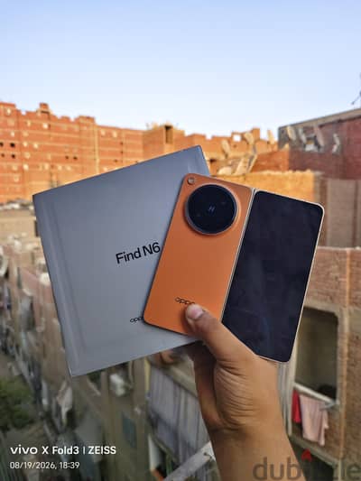 OPPO Find N6  ضمان محلي فتح كرتونه مدفوع ضريبه مشتملاته للبيع او البدل