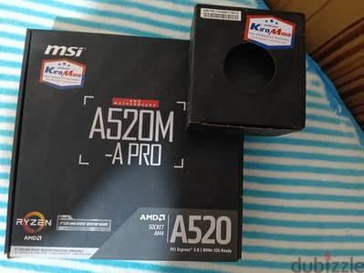 Ryzen 5 4650G Pro + Msi A520M-A Pro Ryzen 5 4650G Pro + Msi A520M-A Pro
