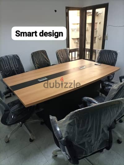 ترابيزه اجتماعات خشب mdf إسباني / ميتينج رووم/meeting room/