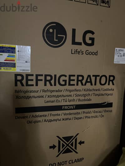 New LG refrigerator