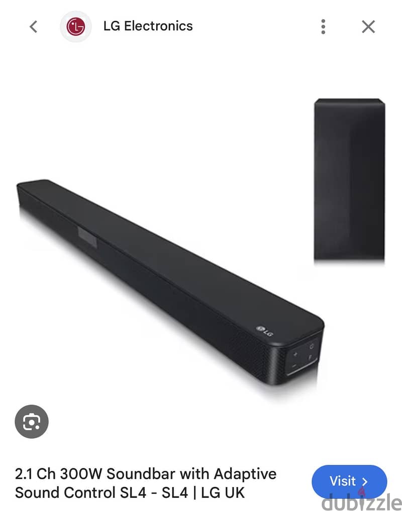 Sound bar LG 2