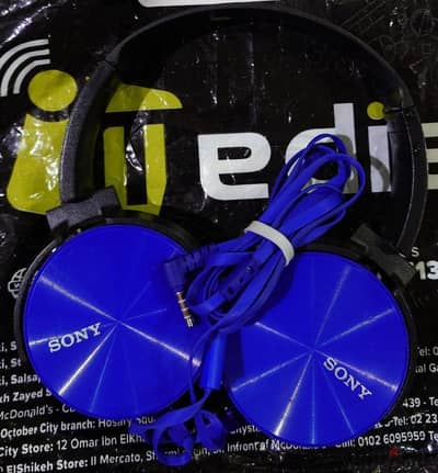 سماعة سوني بسلك صوت قوي ونقي ب ١٥٠ بس Sony Headset