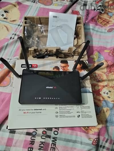 راوتر دي لينك اتصالات D-Link DSL-245GE كأنه جديد بالعلبة (Dual Band AC