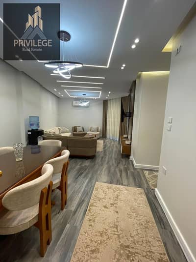 Furnished apartment for rent in Rehana Avenue Compound in front of Wadi Degla Club, high modern furnished view, fully air-conditioned