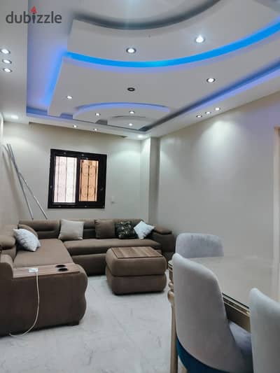 Apartment for rent furnished room and living room Al-Hayi Al-Thalith Main Peace Axis
