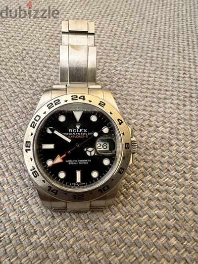 Rolex Explorer 2 Genuine. Rarely used as new. With box and documents
