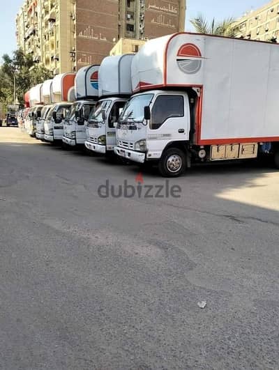 سيارات نقل عفش، اونش هيدورليك لرفع وتنزيل الاثاث، المكتبي، والمنزلي