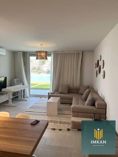 chalet for sale prime location lagoon view at seashore north coast installments over 8 years