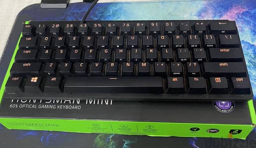 Razer huntsman mini 60% purple switches