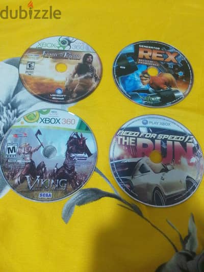 العاب Xbox 360 ب 800 ج الواحده ب200ج