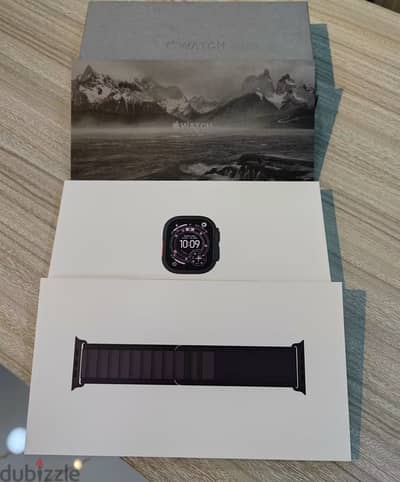 Apple watch ultra 3 Gps cellular 49mm black. كسر زيرو