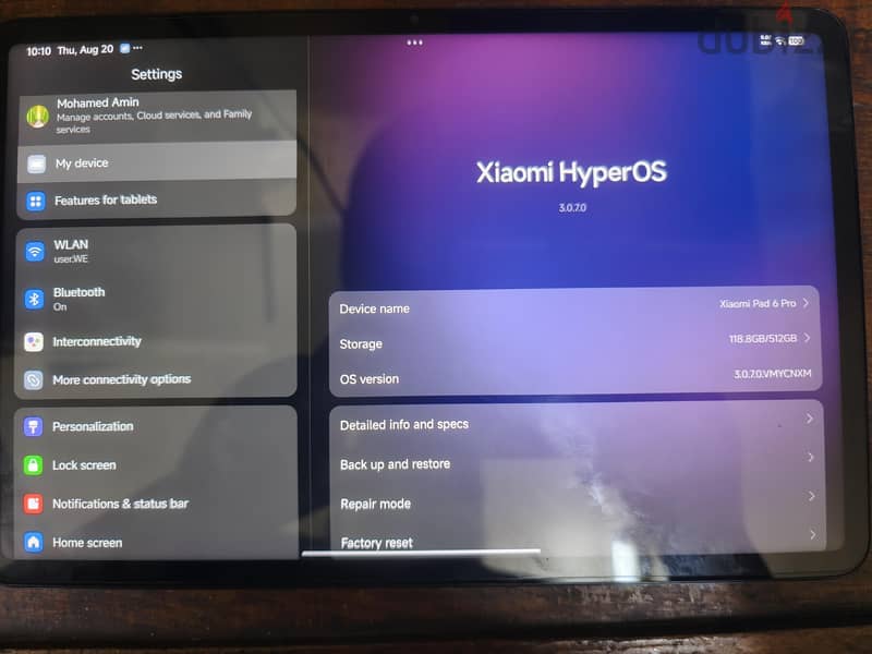Xiaomi pad 6 pro+ 1