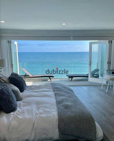 Fully finished chalet, first row on the beach with a full sea view. A prime investment opportunity under Marriott management at IL Monte Galala