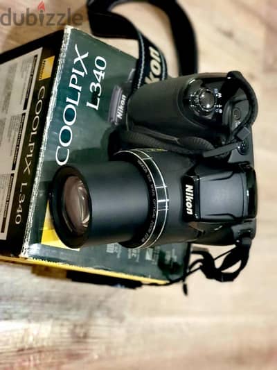 فررصة لن تتكرر كاميرا+أوريجينال+ وارد الكويتNikon Coolpix L340 زوم 28x