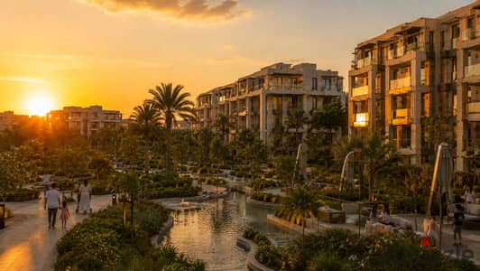 With a down payment of 230,000, you can receive your apartment in Zayed B, a fully serviced compound - Al Thawra Al Khadra - Sky View 3