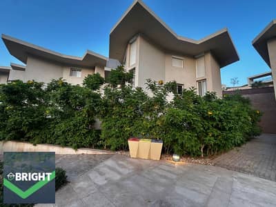 Direct Lagoon View — 133 sqm chalet + 150 sqm garden, 3 bedrooms, fully finished & furnished, with the lowest offer in the market at IL Monte Galala.