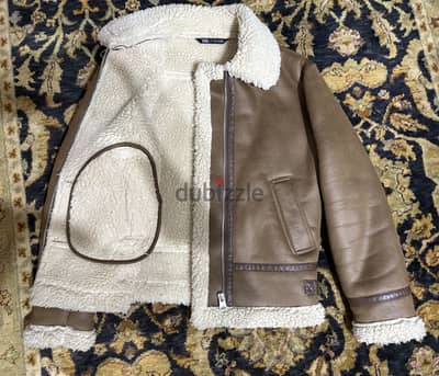 Zara fur bomber jacket from usa