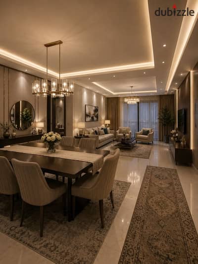 Apartment for sale in 6 October fully furnished with appliances and air conditioning.