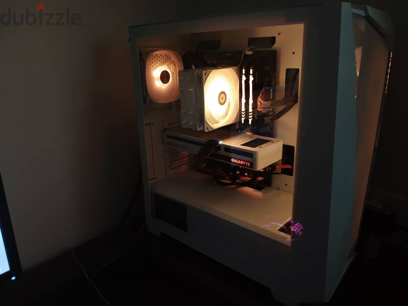 White Gaming Build 3060ti 2