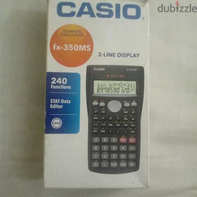  للبيع آلة حاسبة Casio fx-350MS زيرو بالكرتونة 