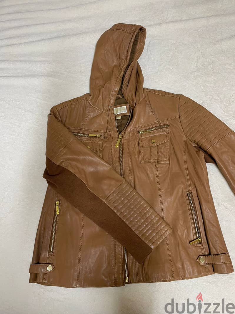 Leather jacket michael kors 3