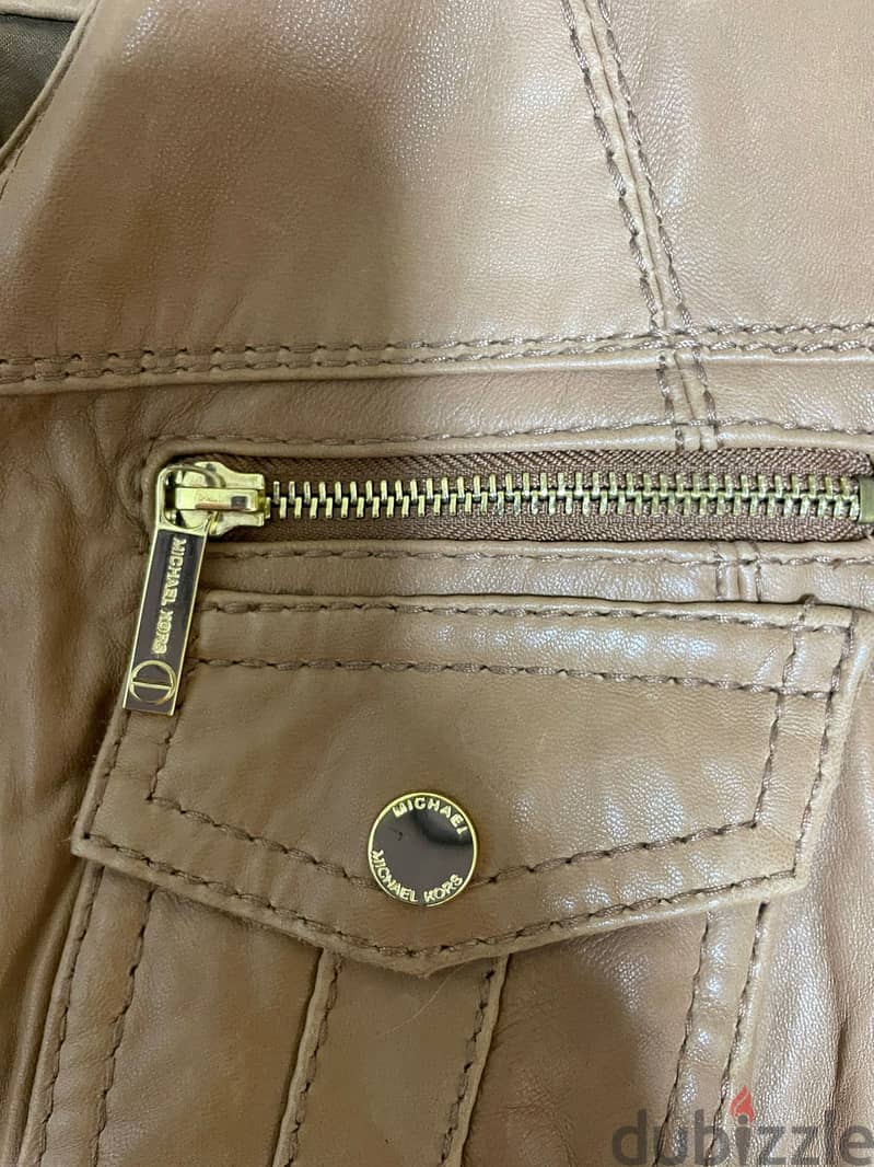 Leather jacket michael kors 4