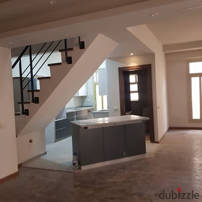 Duplex 220sqm for rent, first occupation, in the Fifth Settlement near Al-Hamd Mosque and 7 Stars.