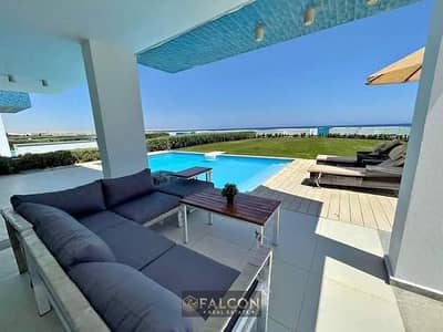 first row in sea villa ready to move now finished+furnished with ACS marina 5+north coast