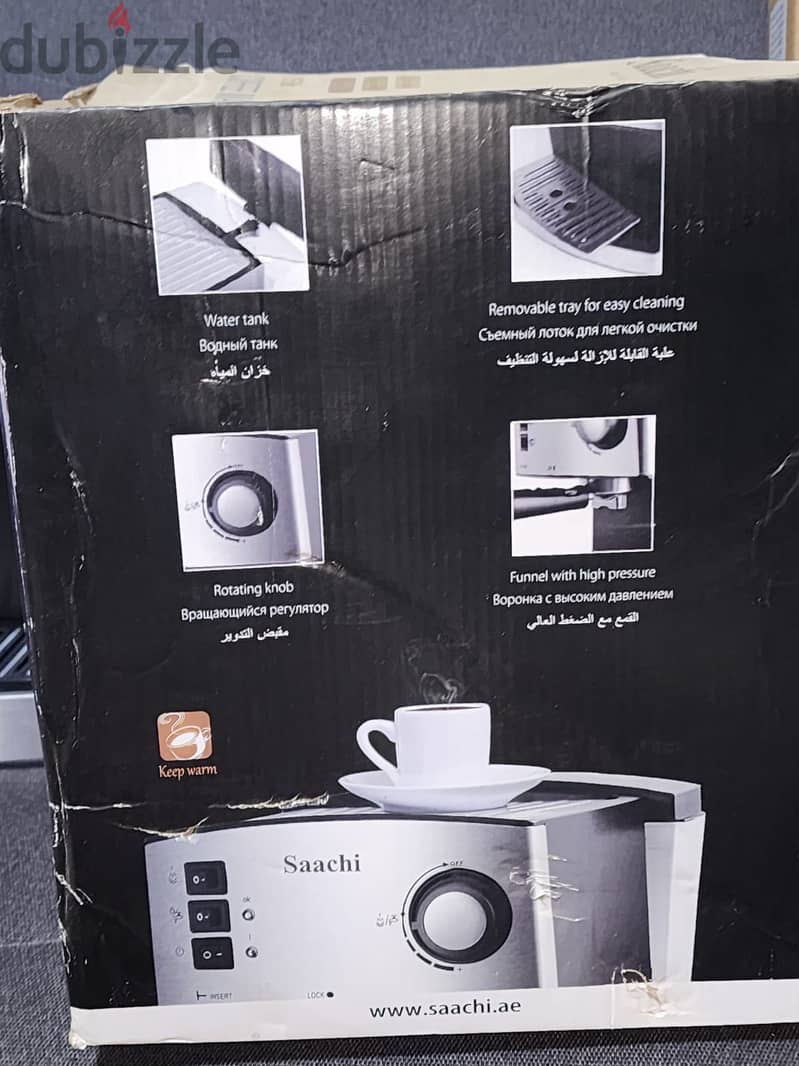 Saachi Coffee mashine 2