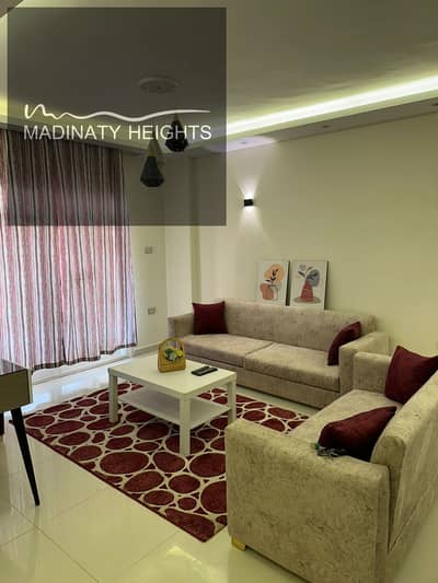Furnished apartment for rent in Madinty – B7 Group 74 96 meters  fourth floor  2 bedrooms  2 bathrooms  ready to move in  for viewing and details contact me :