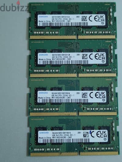 Ram Samsung DDR4 4g