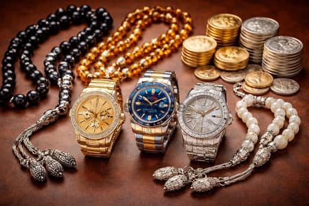 بازار  التحف و المقتنيات و الفضيات و الساعات