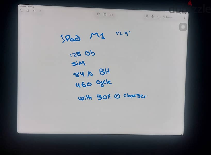 Ipad Pro 12.9 M1 with Pencil (VERY CLEAN USAGE) 2