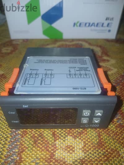 ترموستات حرارة STC-1000 الأصلي بترانس شبه جديد