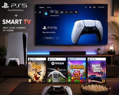 Playstation 5 with CD and 2 controller