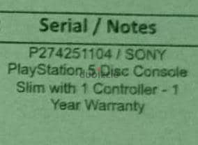 Playstation 5 with CD and 2 controller 2