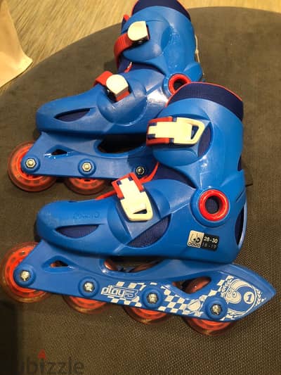 Oxelo roller skat and safety protection