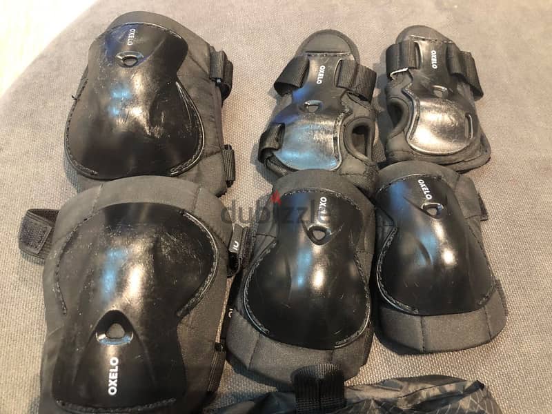 Oxelo roller skat and safety protection 4
